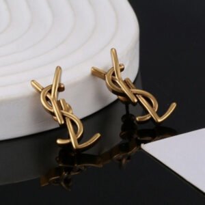 Monogram‑Style Earrings (logo‑inspired)