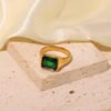 ONE stone Diamond ring anti-tarnish jewellery from Glossy.pk, Lahore