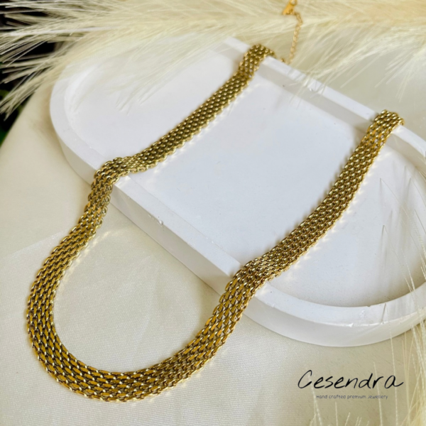 Mesh Bracelet & Necklace Set product photo 2 | Glossy.pk Pakistan