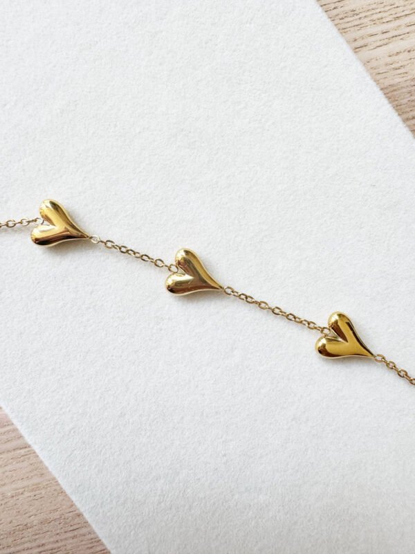 3 Heart Bracelet product photo 2 | Glossy.pk Pakistan