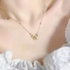 Bow combo set anti-tarnish jewellery from Glossy.pk, Lahore