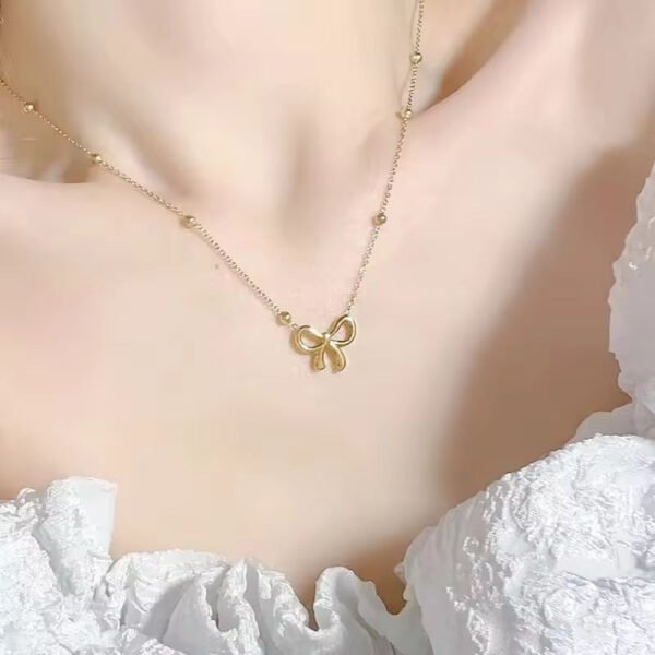Bow combo set anti-tarnish jewellery from Glossy.pk, Lahore