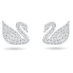 Stainless White Swan Earrings - Image 4