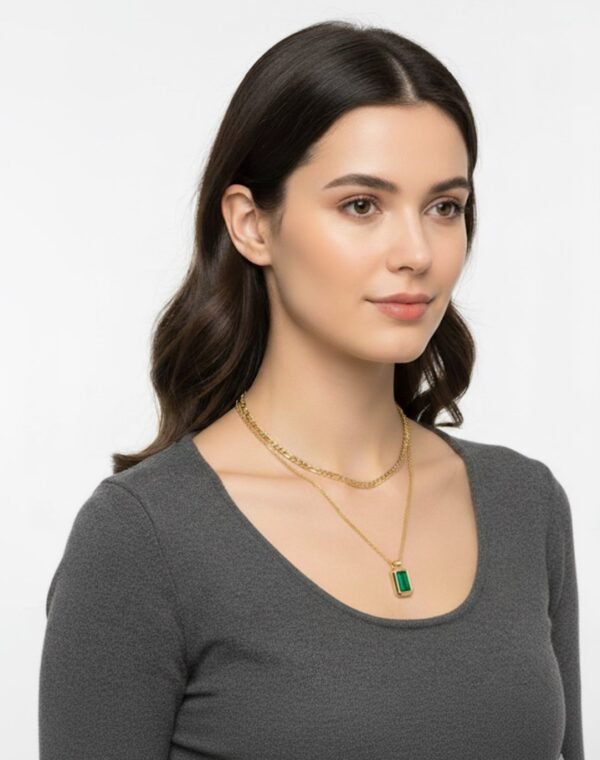 Double Lair Necklace product photo 2 | Glossy.pk Pakistan