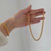 Rope Combo — 7-Piece Stainless Steel Set — jewellery from Glossy.pk, Pakistan