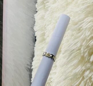 Adjustable Heart Ring Silver — Stainless Steel product photo 3 | Glossy.pk Pakistan