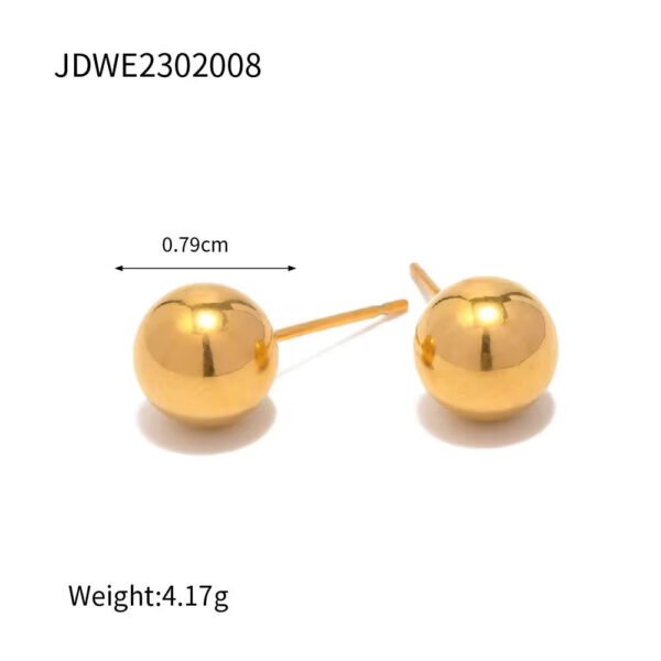 Stainless Steel Stud Earrings — jewellery from Glossy.pk, Pakistan