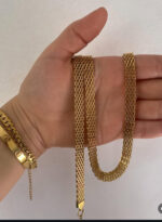 Mesh braclate & necklace