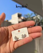 Stainless White Swan Earrings - Image 2