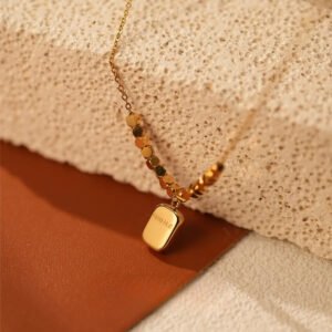 Bar Necklace — Stainless Steel Pendant product photo 3 | Glossy.pk Pakistan