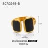 Black & White Adjustable Ring — Stainless Steel product photo 4 | Glossy.pk Pakistan