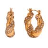 Donna Crystal Twisted Earring — jewellery from Glossy.pk, Pakistan