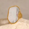 Helen Ring — Pure Stainless Steel (Anti-Tarnish) product photo 2 | Glossy.pk Pakistan