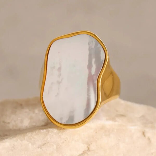 Helen Ring — Pure Stainless Steel (Anti-Tarnish) product photo 2 | Glossy.pk Pakistan
