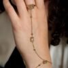 Beige Ringlet Anja — Stainless Steel Set — jewellery from Glossy.pk, Pakistan