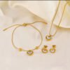 Heart Combo Set — Stainless Steel (Waterproof) product photo 2 | Glossy.pk Pakistan