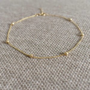 Minimalist Balls Anklet product photo 2 | Glossy.pk Pakistan