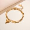 Heart Bracelet (Stainless Steel) product photo 2 | Glossy.pk Pakistan