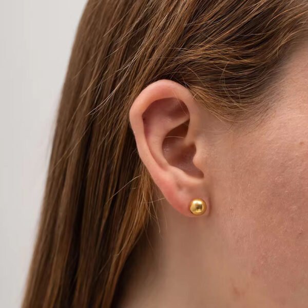Stainless Steel Stud Earrings product photo 3 | Glossy.pk Pakistan