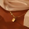 Bar necklace anti-tarnish jewellery from Glossy.pk, Lahore