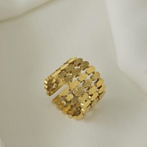 Adjustable stainless-steel ring