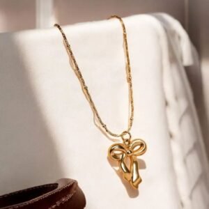 Chunky Bow Necklace