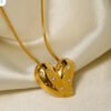 Waterproof Stainless Steel Heart Necklace product photo 3 | Glossy.pk Pakistan