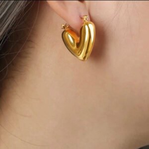 Heart Studs (Stainless Steel)