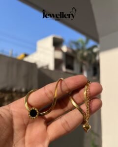 Black Moon Star Necklace product photo 3 | Glossy.pk Pakistan