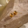 Stainless Steel Stud Earrings product photo 2 | Glossy.pk Pakistan