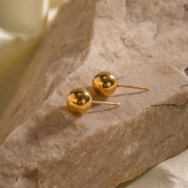 Stainless Steel Stud Earrings product photo 2 | Glossy.pk Pakistan
