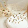Multi Stone chunky necklace (Copy) anti-tarnish jewellery from Glossy.pk, Lahore