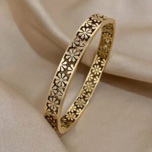 Sunflower Handcuff Bangle