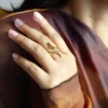 Adjustable Layered Ring — Gold Plated Stainless Steel — jewellery from Glossy.pk, Pakistan