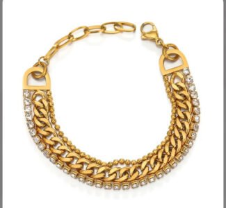 3-Layer Tanis Chain Bracelet product photo 2 | Glossy.pk Pakistan