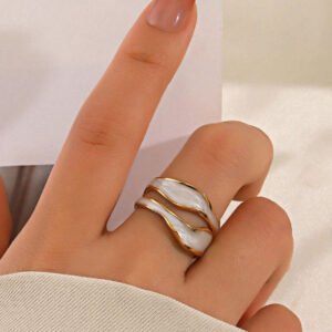 White Flower Ring