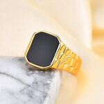 Vintage black ring - Image 3