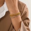 3-Layer Tanis Chain Bracelet — jewellery from Glossy.pk, Pakistan