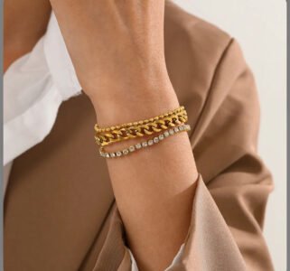 3-Layer Tanis Chain Bracelet — jewellery from Glossy.pk, Pakistan
