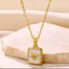 Butterfly Necklace Stainless Steel Pendant product photo 2 | Glossy.pk Pakistan