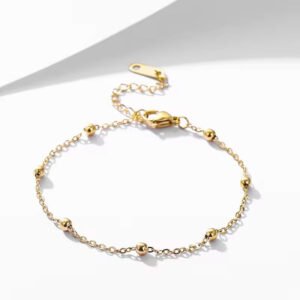 Multi-bead bracelet (stainless steel)