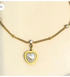 Heart Bracelet (Stainless Steel) — jewellery from Glossy.pk, Pakistan