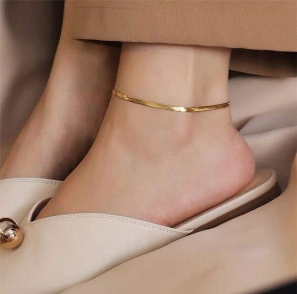 Snake Anklet — Stainless Steel Anklet — jewellery from Glossy.pk, Pakistan