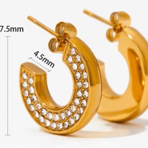 Glint Mini CZ Hoop