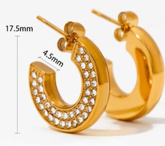 Glint Mini CZ Hoop — jewellery from Glossy.pk, Pakistan