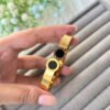 Big Stone Bangle — Adjustable Stainless Steel (Thai import) product photo 3 | Glossy.pk Pakistan