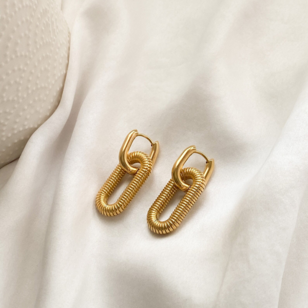 Afagato Earring (2 in 1) anti-tarnish jewellery from Glossy.pk, Lahore