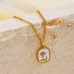 Vintage Rose Necklace - Image 2