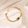 Emerald Snake Chain Bracelet — jewellery from Glossy.pk, Pakistan