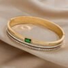 Green Rhinestone Bangle product photo 2 | Glossy.pk Pakistan